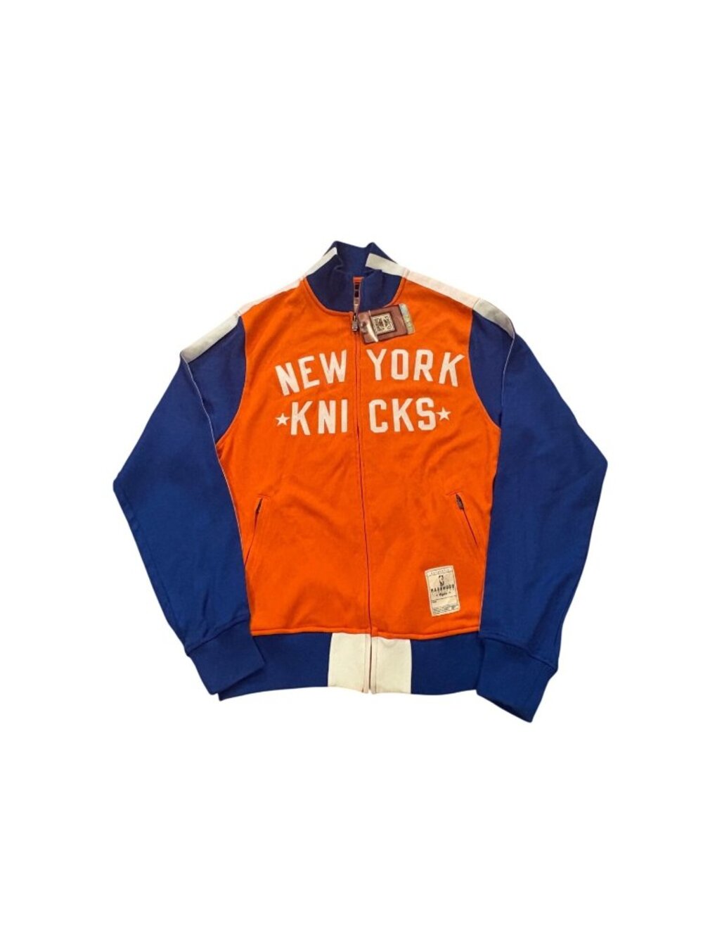 Reebok Hardwood Classics New York Knicks NBA League Pass Track Jacket Small NWT